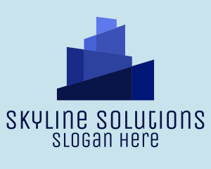 Skyline - Blue City Skyline logo design