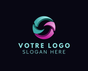 Digital Energy Globe Logo