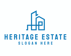 Estate - Real Estate Housing City logo design