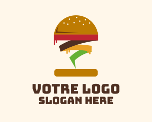Restaurant - Tornado Burger Restaurant logo design