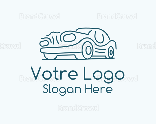 Minimalist Car Vehicle Logo