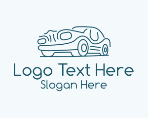 Transport System - Minimalist Car Vehicle logo design