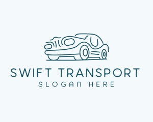 Minimalist Car Vehicle logo design