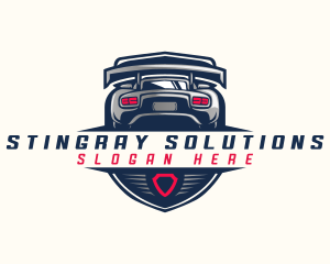 Auto Car Racing logo design