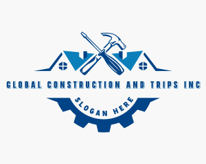 Repairman - House Builder Renovation logo design