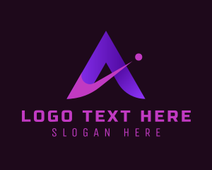 Website - Modern Letter A logo design
