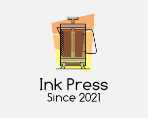 French Press Coffee  logo design