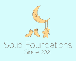 Baby Boutique - Infant Sleepwear Socks logo design