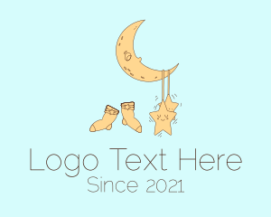 Doodle - Infant Sleepwear Socks logo design