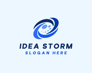 Weather Storm Forecast logo design