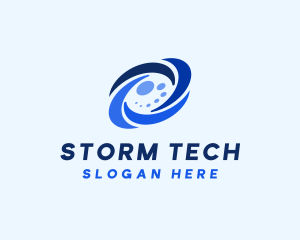 Weather Storm Forecast logo design