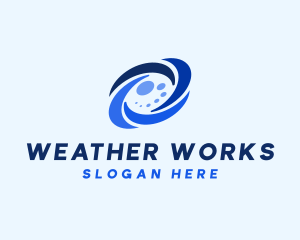 Weather Storm Forecast logo design