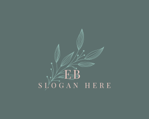 Home Decor - Elegant Feminine Leaf logo design