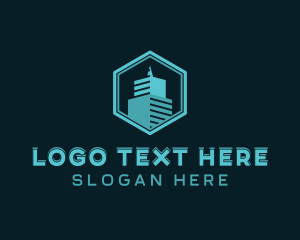 Construction - Building Real Estate Property logo design