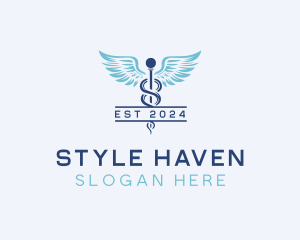 Pharmaceutical Medicine Laboratory logo design