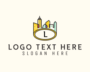 Construction - City Building Construction logo design