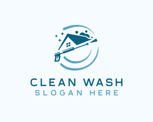 Washer - Pressure Washer Cleaner logo design