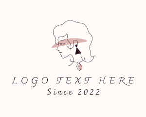 Girl - Woman Fashion Jewelry logo design