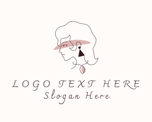 Woman Fashion Jewelry Logo