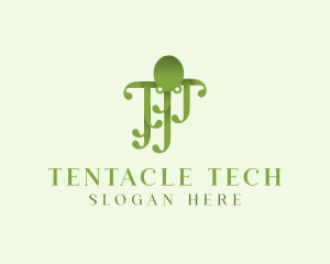 Octopus Tentacles Marine  logo design