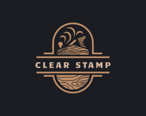 Wood Planer Carpentry logo design