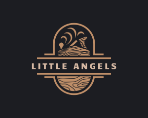 Wood Planer Carpentry logo design