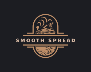 Wood Planer Carpentry logo design