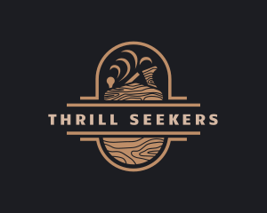 Wood Planer Carpentry logo design