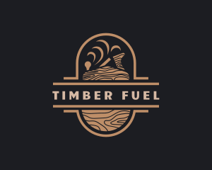 Wood Planer Carpentry logo design