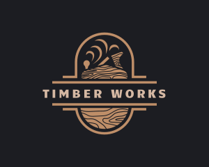 Logger - Wood Planer Carpentry logo design