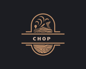 Wood Planer Carpentry logo design