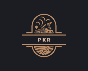 Wood Planer Carpentry logo design