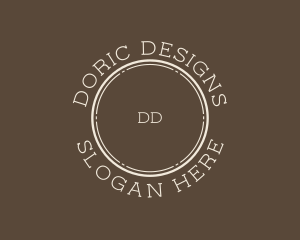 Lifestyle Hipster Clothing Fashion logo design