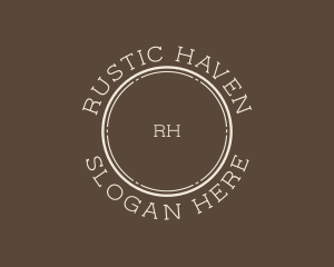 Lifestyle Hipster Clothing Fashion logo design