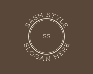 Lifestyle Hipster Clothing Fashion logo design