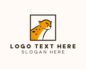 Feline - Cheetah Wild Zoo logo design
