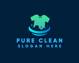 Clean Shirt Laundry logo design