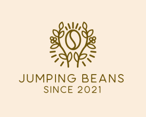 Coffee Bean Plant logo design