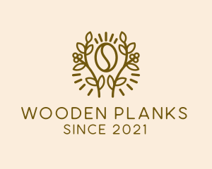 Coffee Bean Plant logo design