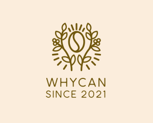 Coffee Bean Plant logo design