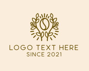 Seed - Coffee Bean Plant logo design