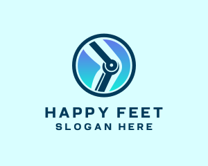 Foot - Osteology Bone Therapy logo design