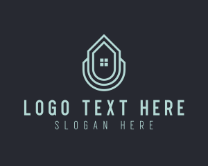 Roofing House Builder Logo