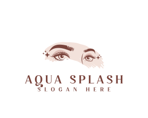 Elegant Cosmetic Eyelash Logo