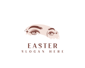 Eyelash - Elegant Cosmetic Eyelash logo design