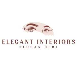 Elegant Cosmetic Eyelash logo design