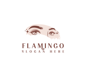 Chic - Elegant Cosmetic Eyelash logo design