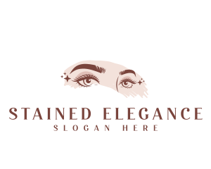 Elegant Cosmetic Eyelash logo design