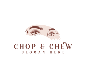 Chic - Elegant Cosmetic Eyelash logo design