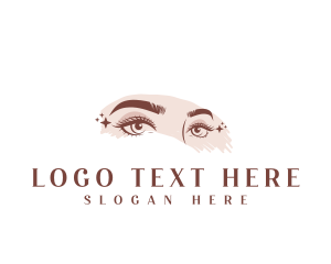 Elegant Cosmetic Eyelash Logo